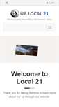 Mobile Screenshot of local21union.com