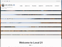 Tablet Screenshot of local21union.com